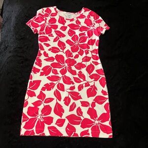 Old Navy Red Floral Mini Dress